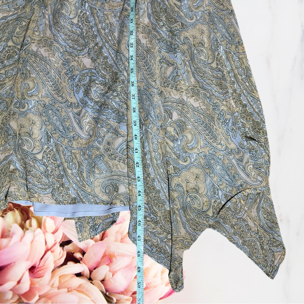 Lauren Ralph Lauren Women's Paisley Georgette Tie-Neck Dress~ NWT! - Picture 8 of 14